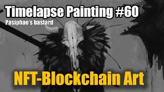 Onionface - SpeedPainting - Pasiphae's Bastard ( NFT blockchain art )