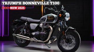 2025 TRIUMPH BONNEVILLE T100 ICON EDITION | Perfection For The Iconic Bonneville Family.