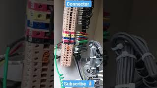 different type of connectors in electrical panel #shorts #viral #technology #connectors #electrical