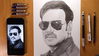 ajay devgan sketch drawing 