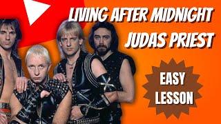 Judas Priest Living After Midnight Guitar Lesson + Power Chords