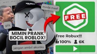 MIMIN MAKES A ROBLOX GAME AND HACKS AN ARROGANT PLAYER"S ACCOUNT!! THEY ARE SCARED!!