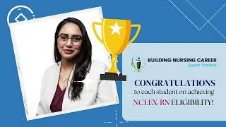 Congratulations on getting NCLEX-RN Eligibility | Building Nursing Career