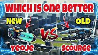 [WR] Yeoje VS Scourge Weapon Comparison |War Robots|