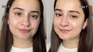 I took 7 day micellar water cleansing challenge 