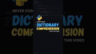 Dictionary Comprehension in Python: Simple Trick #python #coding #programming