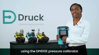 Druck DPI610E How To Calibrate Video - English