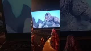 godzilla and ghidorah reacts to evolved godzilla vs shin sonic and gxk the new empire stop motion