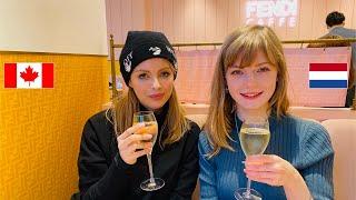 Beautiful women at FENDI CAFFE | Ella Freya and Silvie