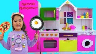 Masal & Öykü Pretend Play with DELUXE Kitchen Toy Set - fun Kids video