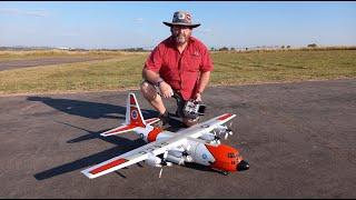 Avios C-130 U.S. Coast Guard RC plane, flown by Sherwin Beretta (1080HD)