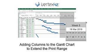 Adding Columns to the Gantt Chart