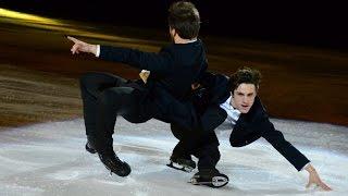 Alexander Liubchenko, Jean-Denis Sanchis and Adelina Sotnikova "Kings On Ice" Bratislava 2016