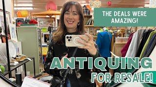 Amazing Vintage Deals! | Thrifting & Antiquing for Resale | Vintage Haul