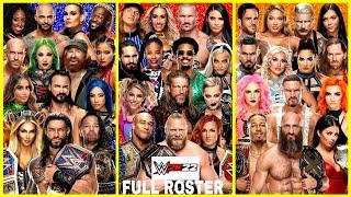 FULL WWE 2K22 Roster w VC Purchaseables