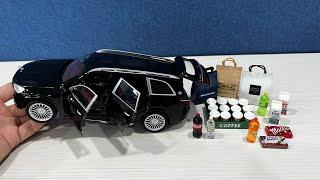 1:24 Mercedes-Benz GLS600 Maybach Diecast Vehicle Alloy Car Model With Sound & Light Shock