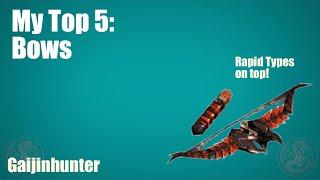 MH4U: My Top 5 Bows
