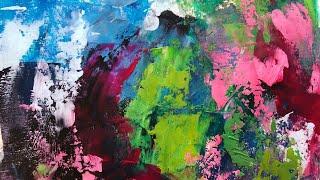 UNLOCK Your Creativity: EASY Acrylic Abstract Painting Technique Without A Brush!