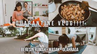 QUARANTINE VLOG SEHARIAN #DIRUMAH AJA TURUN 3kg?!!