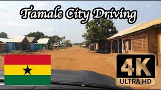 【4K Drive in Ghana】Driving in Tamale, the 3rd biggest city in Ghana