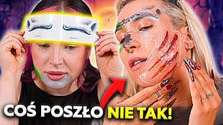  TESTUJEMY KOSMETYKI I RANY NA HALLOWEEN! tatuaż czaszka, sztuczna krew  Agnieszka Grzelak Beauty