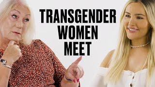 Older Transgender Woman Meets Young Transgender Woman | The Gap | @LADbible