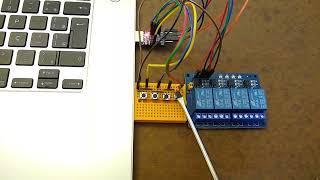 Test of USB-Serial converter (based on CP2102N) used as digital I/O with Python