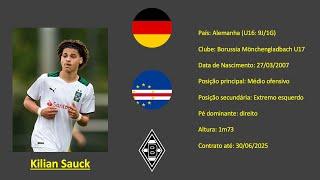 Kilian Sauck (Borussia Mönchengladbach | Germany) footage vs Wales U16 & Mexico U16