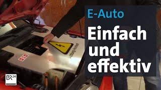 So einfach wird ein Verbrenner zum E-Auto - Eine Erfindung aus Bayern | BR24