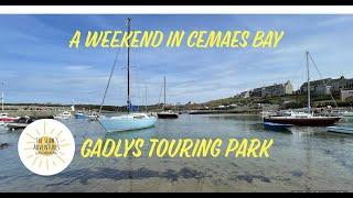 A weekend in Cemaes Bay, on Anglesey, at Gadlys Touring Park in a motorhome with dogs.