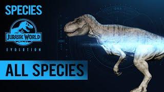 All 68 SPECIES PROFILES | Jurassic World Evolution
