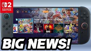IMPORTANT Nintendo Switch 2 News Just Revealed!