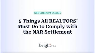 5 Things All Realtors Must Do | Bright MLS
