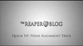 Quick TIp: Phase Alignment Trick [reaperblog.net]