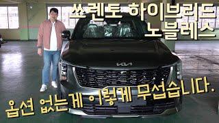 기아 쏘렌토 하이브리드 노블레스 옵션 없으면 이렇게 무섭습니다.. 스타일은 꼭 넣으세요ㅠ KIA SORENTO HYBRID 2025