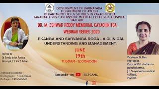 EKANGA AND SARVANGA ROGA- A CLINICAL UNDERSTANDING AND MANAGEMENT by Dr. Veena G. Rao.