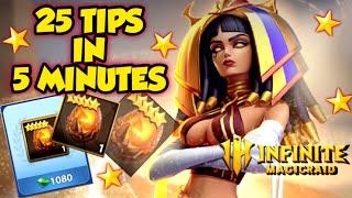 25 PRO TIPS for Infinite Magicraid in 5 MINUTES!?!