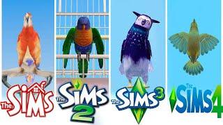  Birds  Sims 1 vs Sims 2 vs Sims 3 vs Sims 4 - Evolution