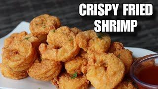 4 Ingredients CRISPY Fried Shrimp Recipe | Better Than Popeyes