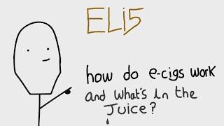 How do E-cigs work and what's in the juice? - Explain Like I'm Five (ELI5)