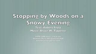 Stopping by Woods on a Snowy Evening, by Bruce W. Tippette