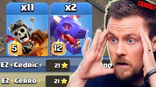 PERFECT Clan War League with Mass Dragonriders in Clash of Clans