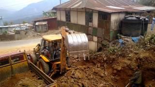 Amazing JCB 4DX Excavator work with One day trained Operator