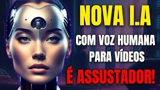 Nova IA Converte Texto em Voz Humana Chega no Brasil (GRÁTIS e SEM LIMITES?)