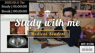 (25.02.11.TUE) Study with me ‍️| 6 Hrs | Pomodoro Timer | ASMR | SeewhY