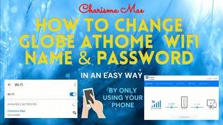 How to Change Globe AtHome Wifi Name and Password | Charisma Mae