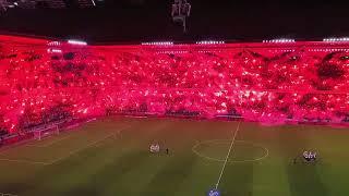 Legia Warsaw vs. Widzew Lodz: CRAZY pyro show!! 03/11/2024