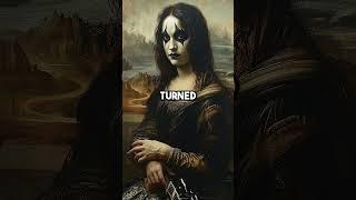 Mona Lisa's Rock Transformation: Iconic Portrait Gets a KISS Face Paint Makeover!