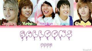 TVXQ (동방신기) - Balloons (풍선) [Colour Coded Lyrics] (Han/Rom/Eng)