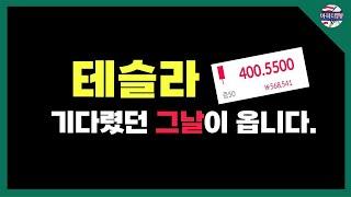 테슬라 $400 돌파 대응전략 공개 (테슬라 특집) #테슬라